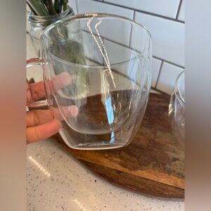 2 Villeroy & Boch Double-Walled Glass Mugs